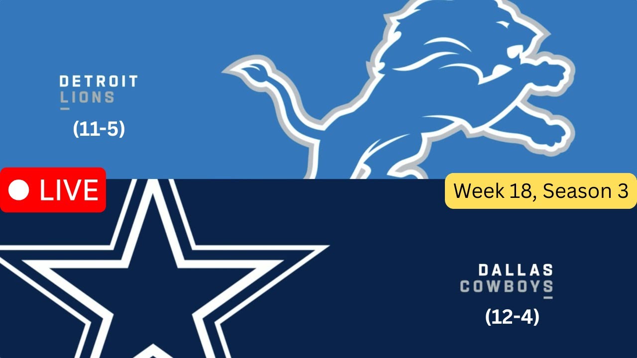 Madden 26 Online Franchise Week 18: DAL (12-4) @ DET (11-5)! NFC Implications...