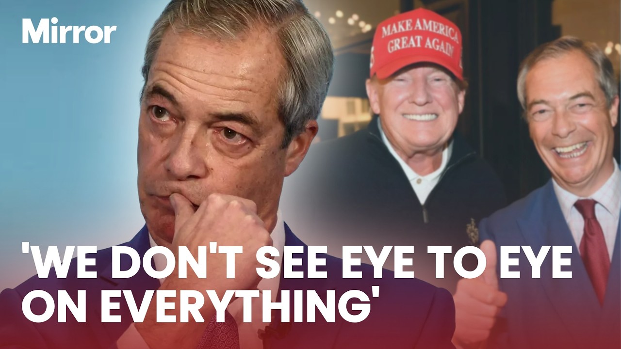&lsquo;Is Trump losing faith in you?&rsquo; | Farage RATTLED over suggestions of Trump ties weakening