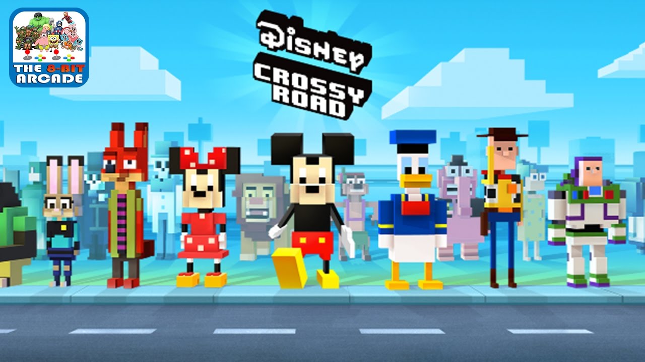 Disney Crossy Road - Crossing The Road As A Savage of Zootopia (iOS/iPad Gameplay)