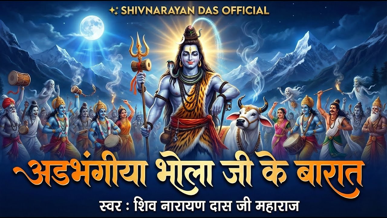 अडभंगीया भोला जी के बारात | Adbhangiya Bhola Ji Ke Barat | शिव नारायण दास जी महाराज | Shiv Bhajan