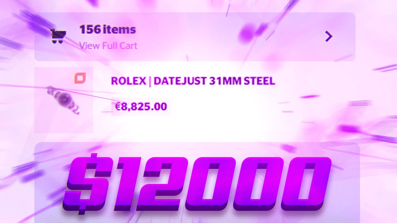 THE $100 ROLEX DATEJUST (HYPEDROP)