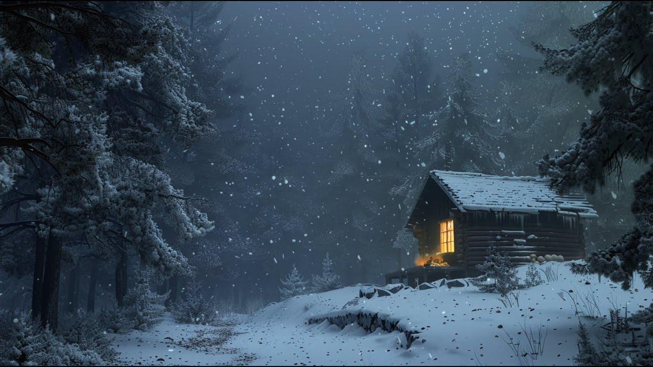 Intense Blizzard and Heavy Wind Sounds in the Mountains for Deep Sleep and Focus
