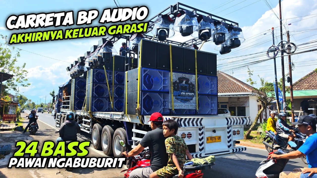 Hanya ada Di sini ‼️Carreta Indonesia BP Audio Pawai ngabuburit bawa Treller 