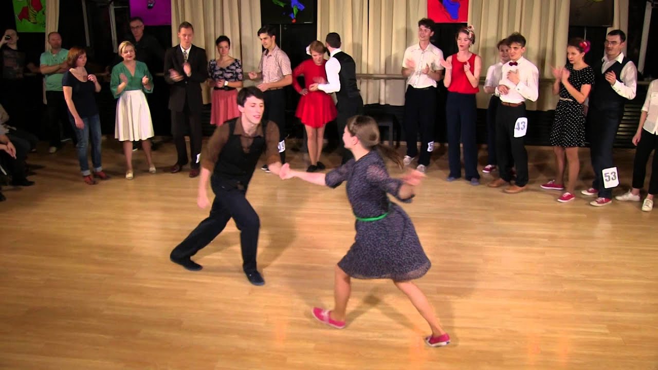 Middle Tempo Part of Lindy Hop Advanced Final Jam at Sultans of Swing 2014