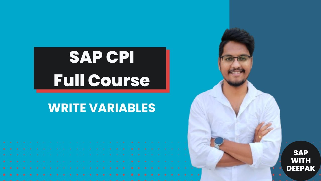 35. Write Variable | How to store data that can be used beyond a single run in SAP CPI
