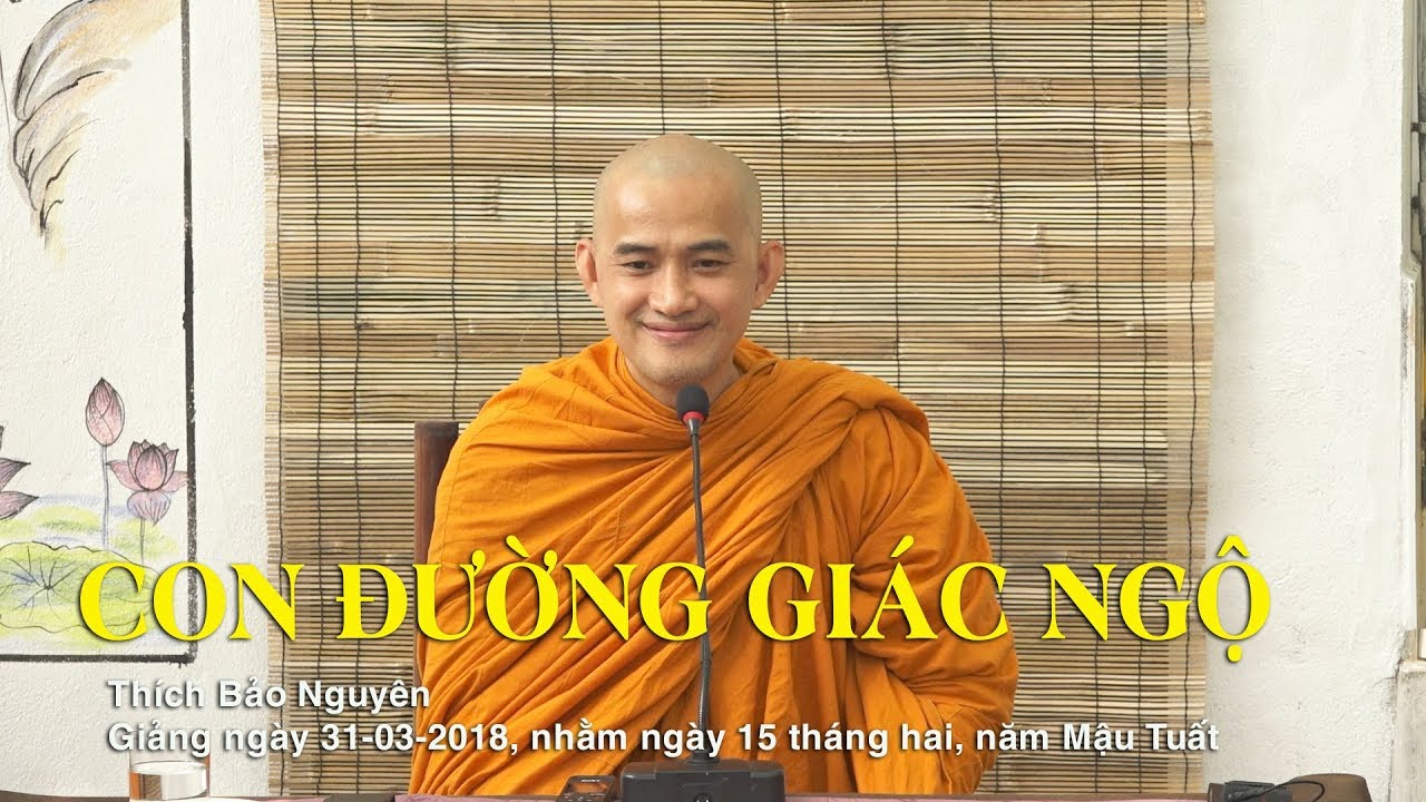 CON ĐƯỜNG GIÁC NGỘ - Thích Bảo Nguyên