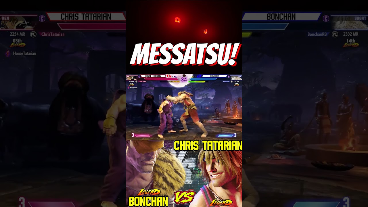 SF6 Крис Татарян (Кен) VS Бончан (Сагат) 💥Messatsu💥