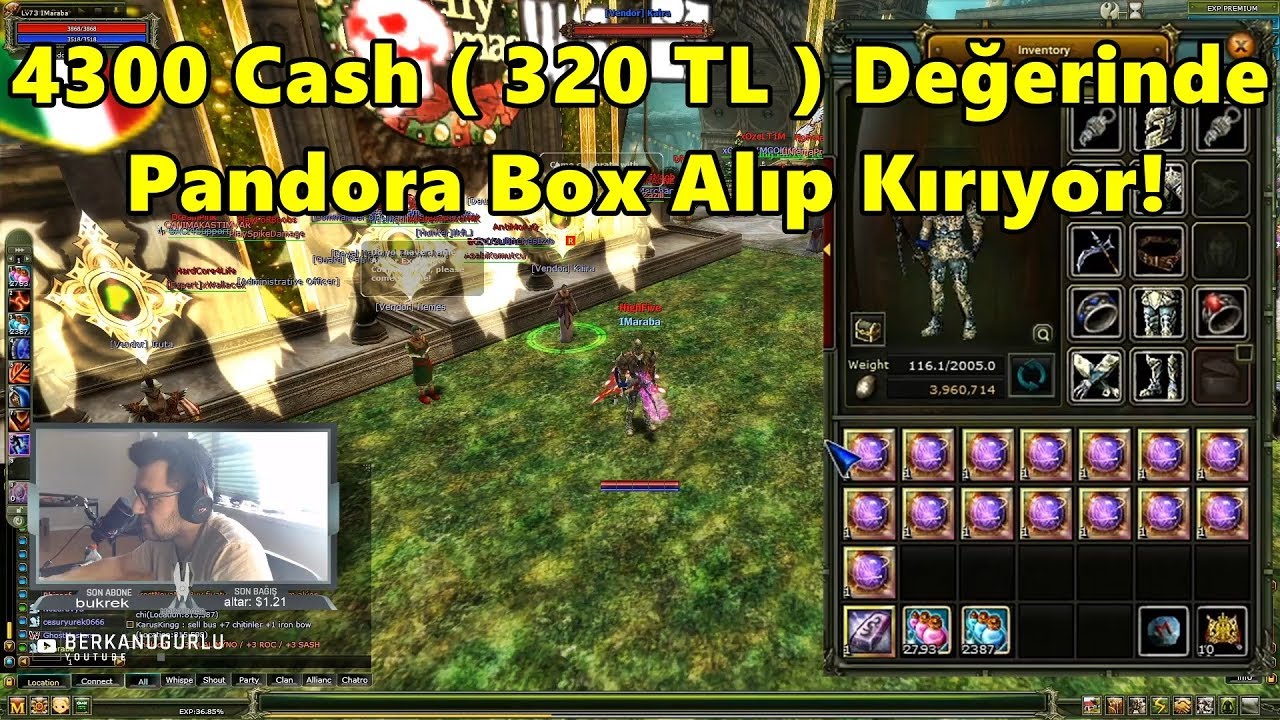 4300 Cash Değerinde, 15 Adet Pandora Box Alıp Kırıyor! | Knight Online