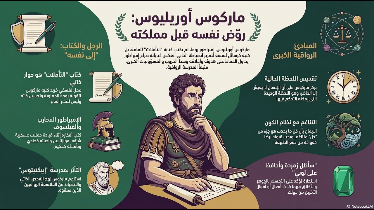 ماركوس أوريليوس - الأمبراطور الذي روض نفسه قبل مملكته