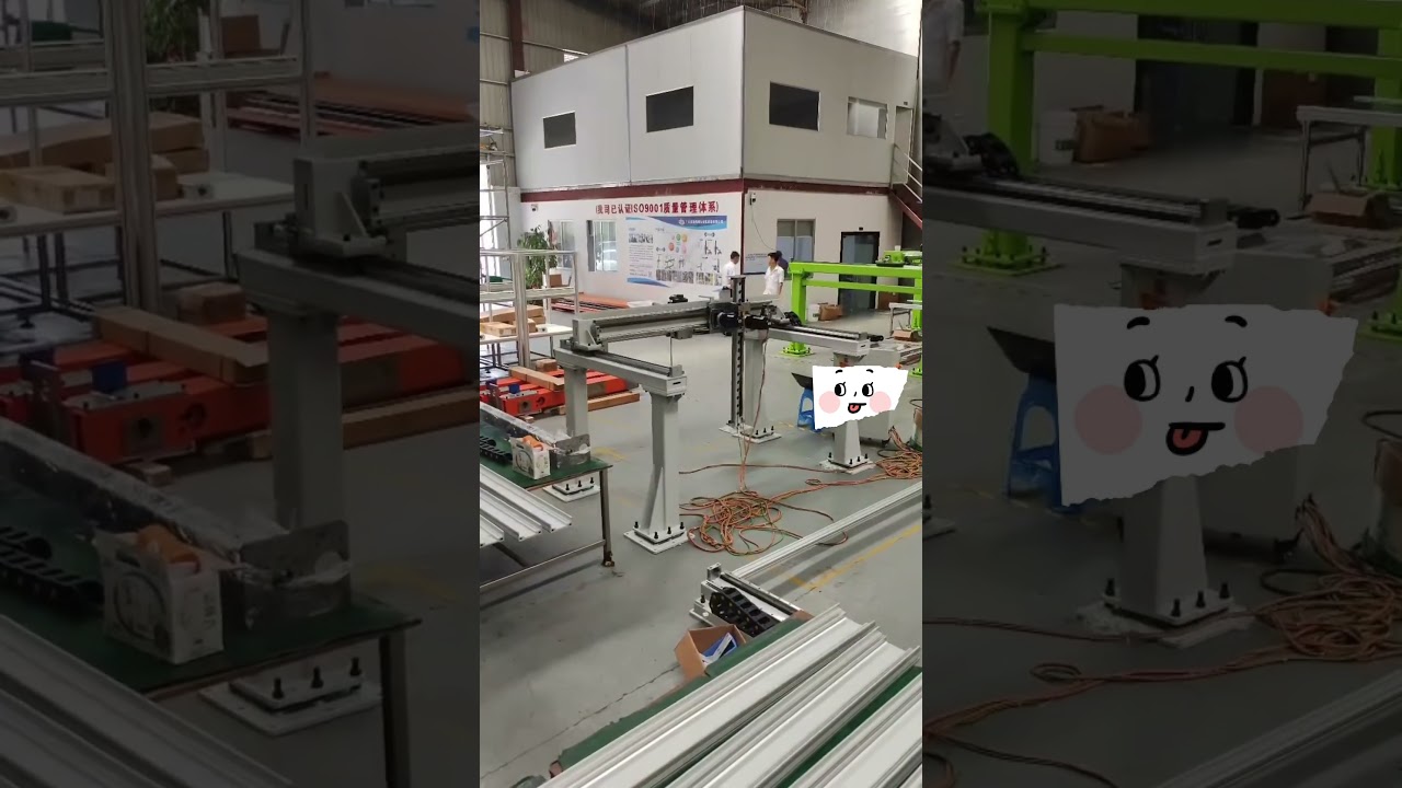 XYZ linear axes gantry manipulator#linearguide #linearmotion #automation