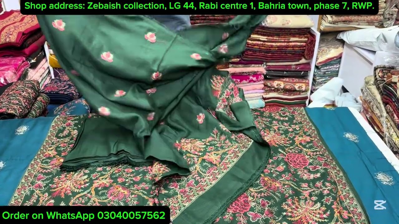 ✨Sale Sale Winter Karandi Shawls with Embroidered Suits🔥