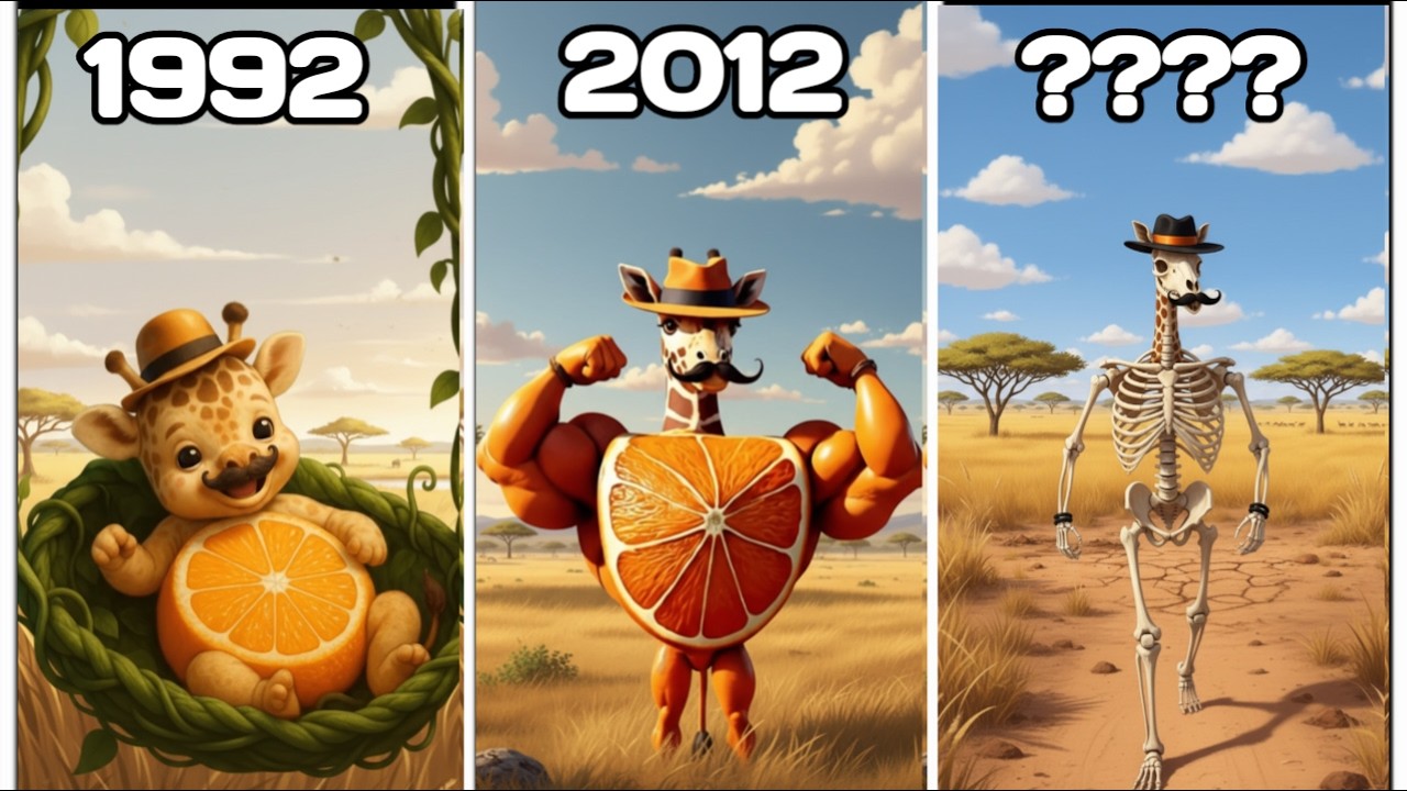 Evolution of Ganganzelli Trulala - Italian Brainrot
