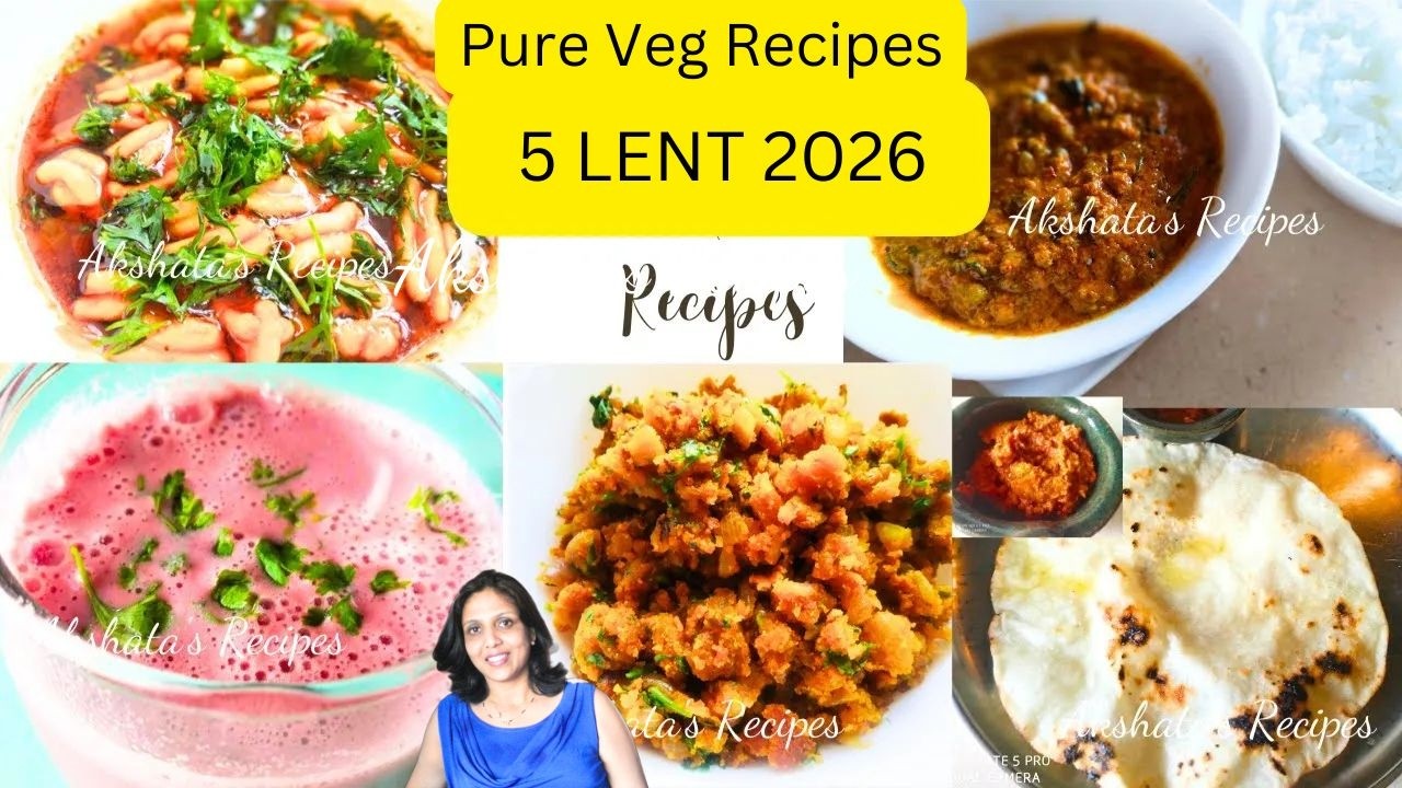 5 постных рецептов(21)2026|Чистые овощиБыстро и просто#purevegetarianfood@akshatasrecipes #lent20...