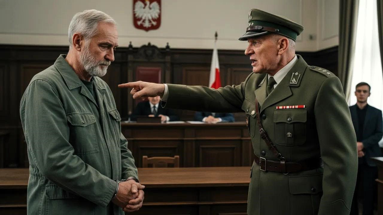 Założyli mi kajdanki w sądzie — wtedy generał wkroczył i kazał: Puśćcie go