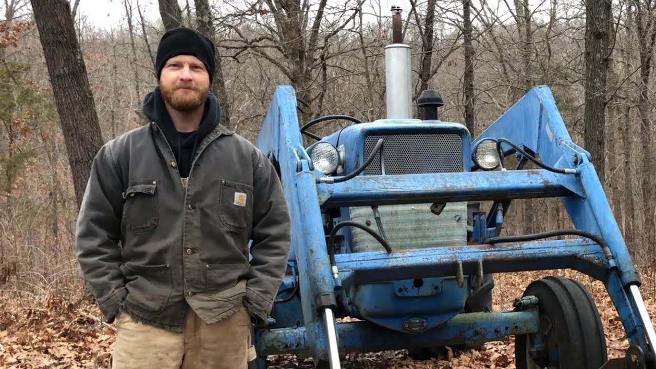 Rebuilt Power Steering Cylinder on Ford 5000 Tractor with Senior Redbeard
