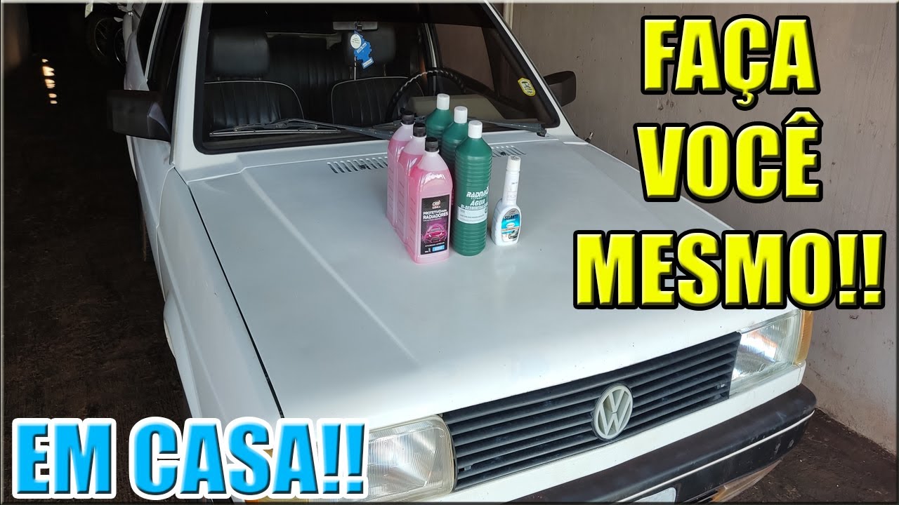 Troca do Líquido de Arrefecimento do Gol Quadrado 1.6 CHT em Casa