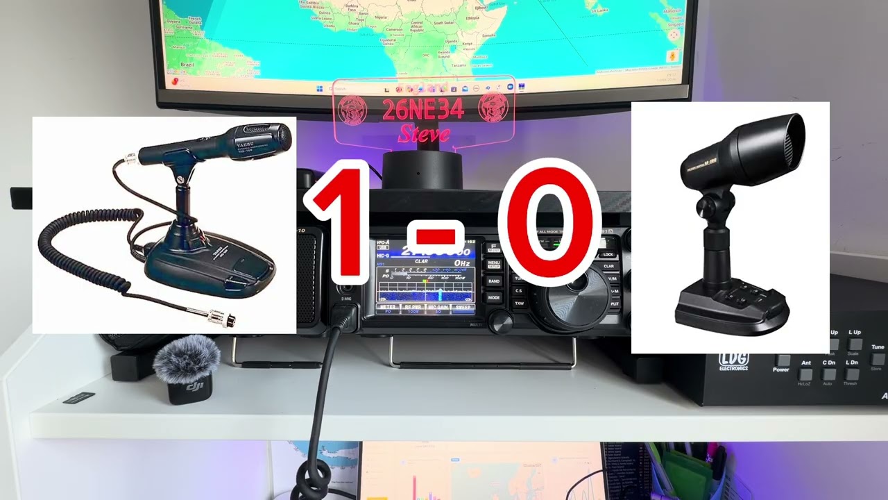 Yaesu MD-100 Microphone vs Yaesu M-100