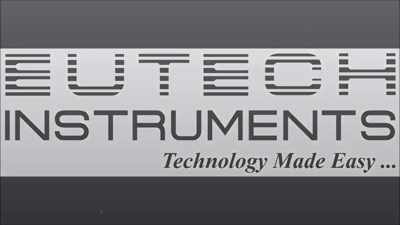 EUTECH pH 2700 Tutorial