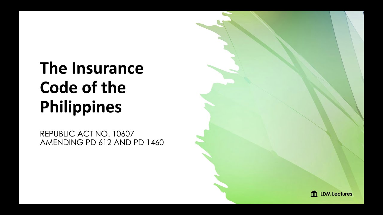 Insurance Code: General Provisions