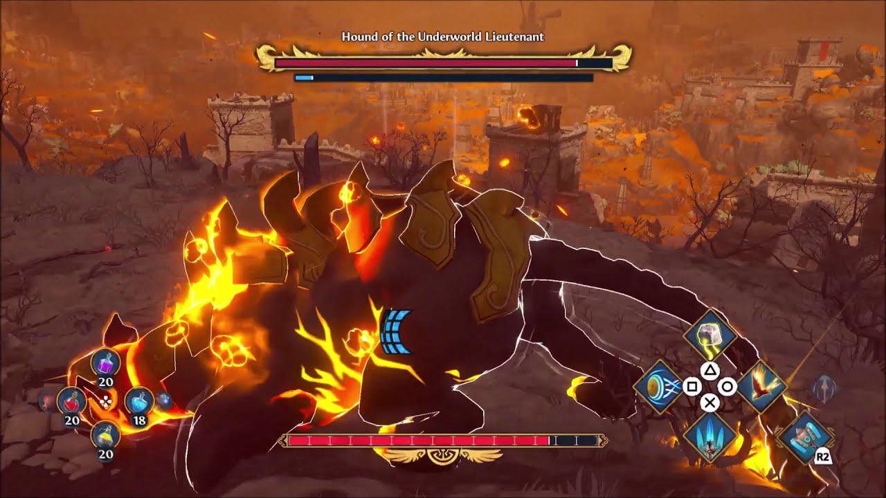Immortals Fenyx Rising Hound of The Underworld Lieutenant Encounter Intricate Wings Location