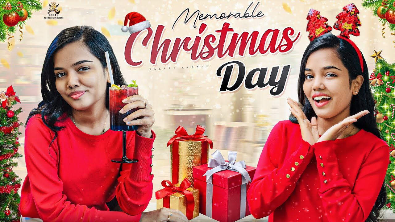 Christmas celebrations ￼❤️🎄 || Allari Aarathi Vlogs || Festival Vlogs 