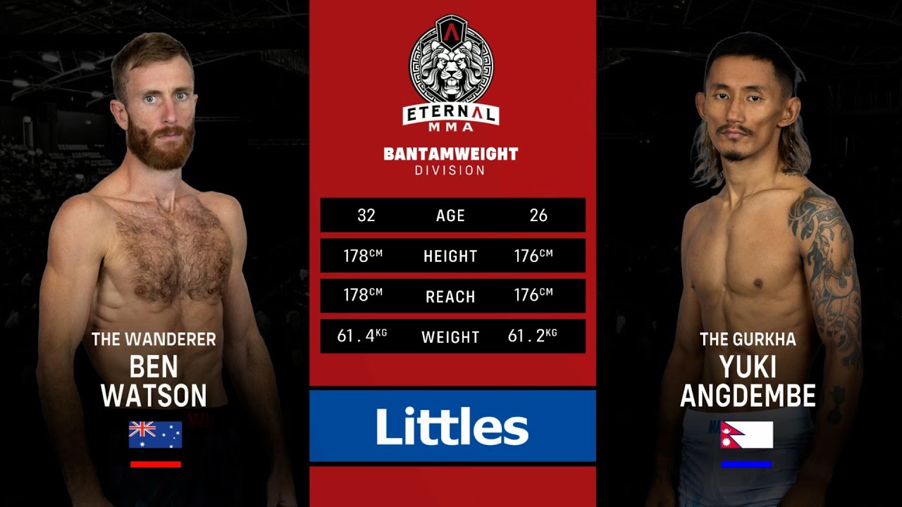 Eternal MMA 96: Ben Watson VS Yuki Angdembe | FULL FIGHT
