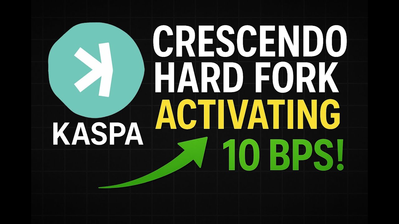 Kaspa Crescendo 10 BPS activation!!!!