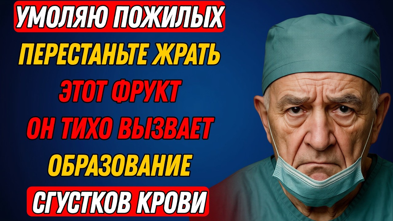 Мозг стареет от этих фруктов! Хирург показал, что происходит внутри сосудов…