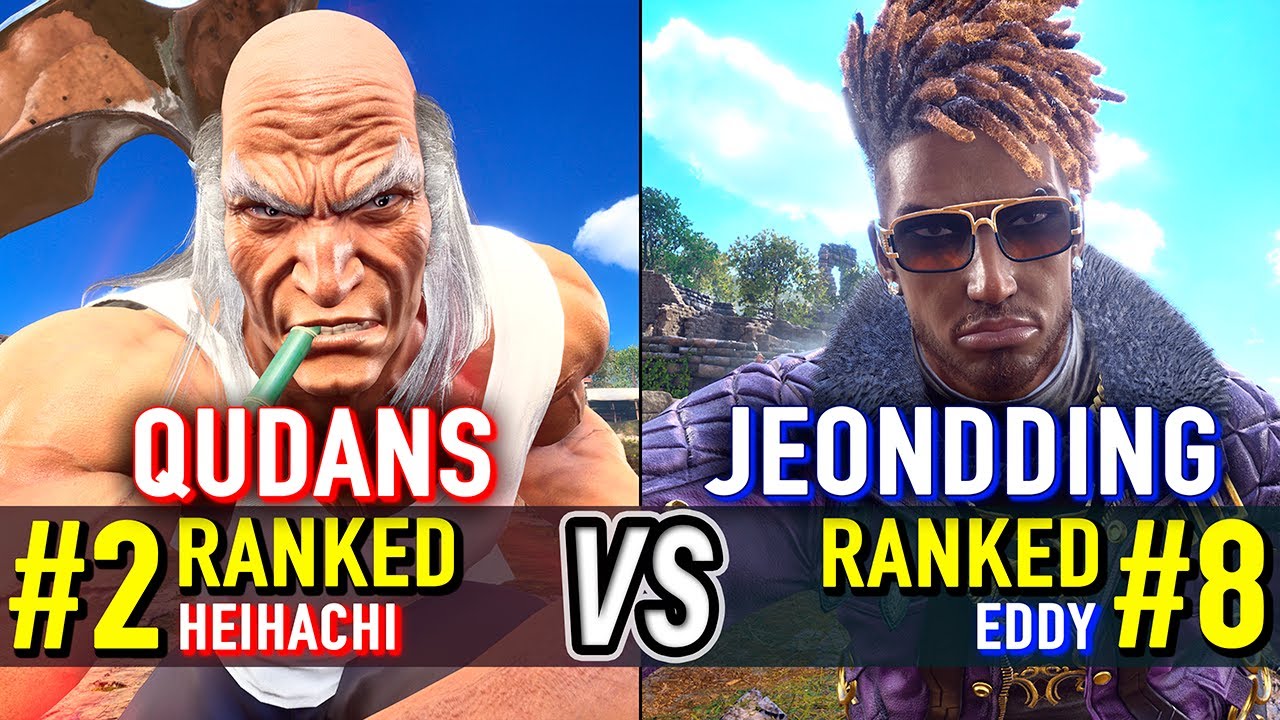T8 🔥 QUDANS (#2 Ranked Heihachi) vs JEONDDING (#8 Ranked Eddy) 🔥 Tekken 8 High Level Gameplay