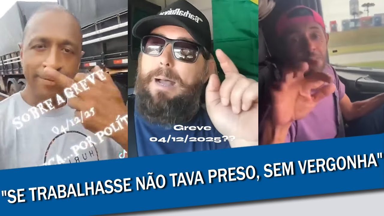 CAMINHONEIROS DEBOCHAM DE BOLSONARO E PEDEM DESCULPA PARA LULA | GREVE VIRA PIADA E V&Iacute;DEOS&nbsp;VIRALIZAM