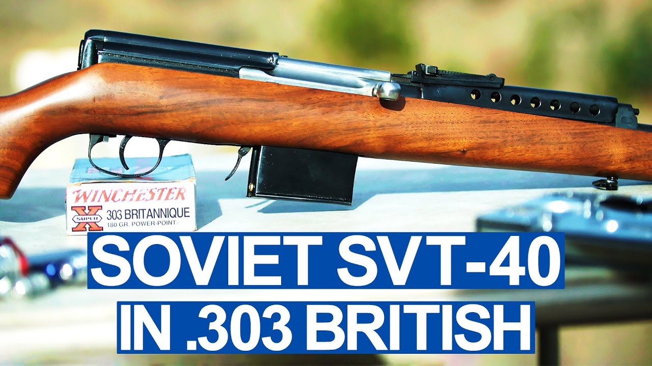 Soviet SVT-40 Converted to .303 British, Made In Canada