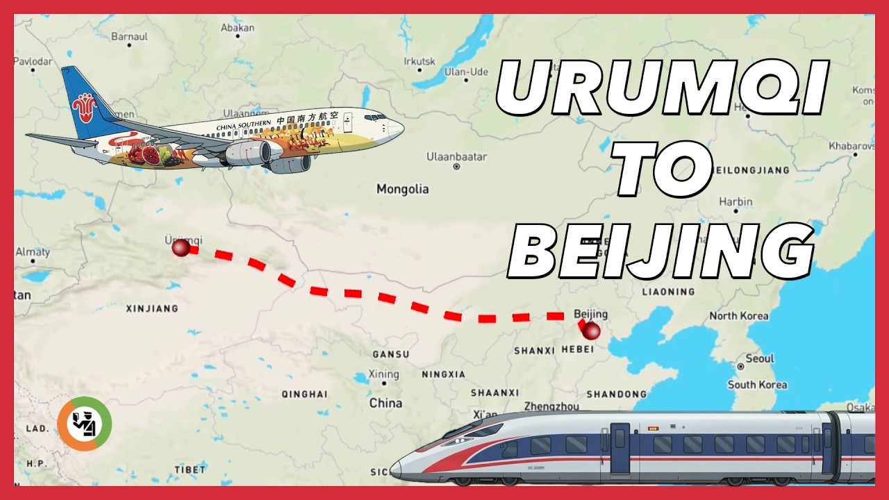 Из Урумчи в Пекинский международный аэропорт Дасин (PKX) и центр города