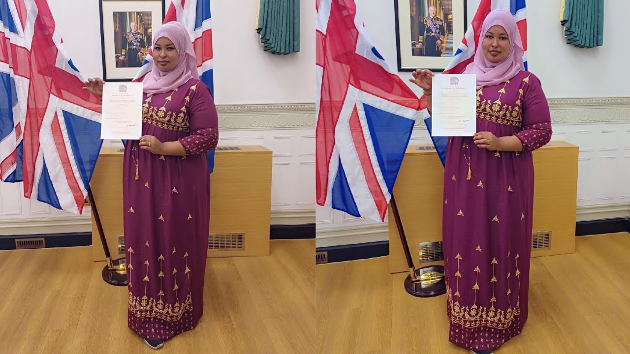 Sida Loo Sameeyo Foomka Citizenship Iyo British  Ceremony Certificate