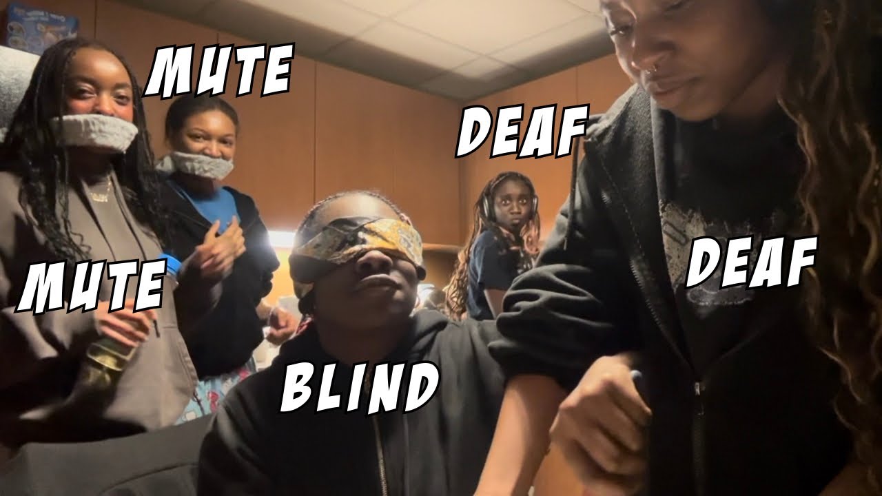 BLIND, DEAF, MUTE baking challenge (turned disaster) 