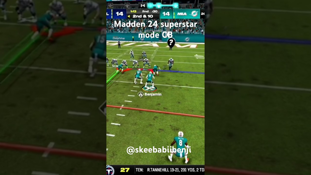 The reason I&rsquo;m The Best DB In Madden 24 superstar mode CB! #foryou #madden