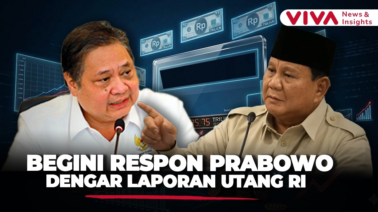 Prabowo Kaget Dengar Utang RI 29,9% PDB, Langsung Minta Konfirmasi ke Airlangga