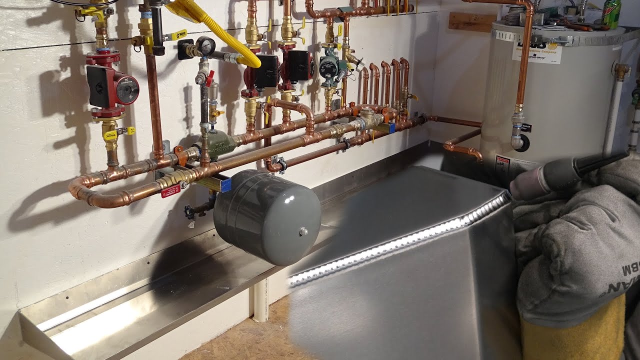 TIG Welding Aluminum Fabrication - Water Manifold Drip Tray