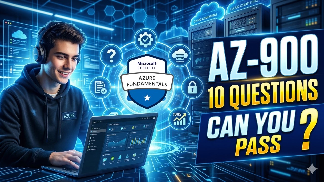 10 практических вопросов по основам Azure (AZ-900) за 2026 год | Последние обновленные вопросы за...