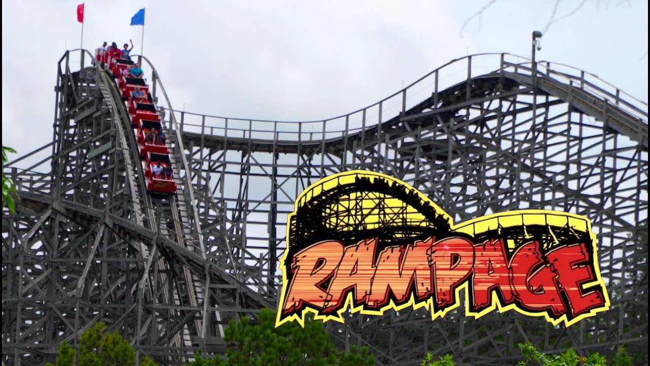 Rampage Review Alabama Adventure CCI Wooden Roller Coaster