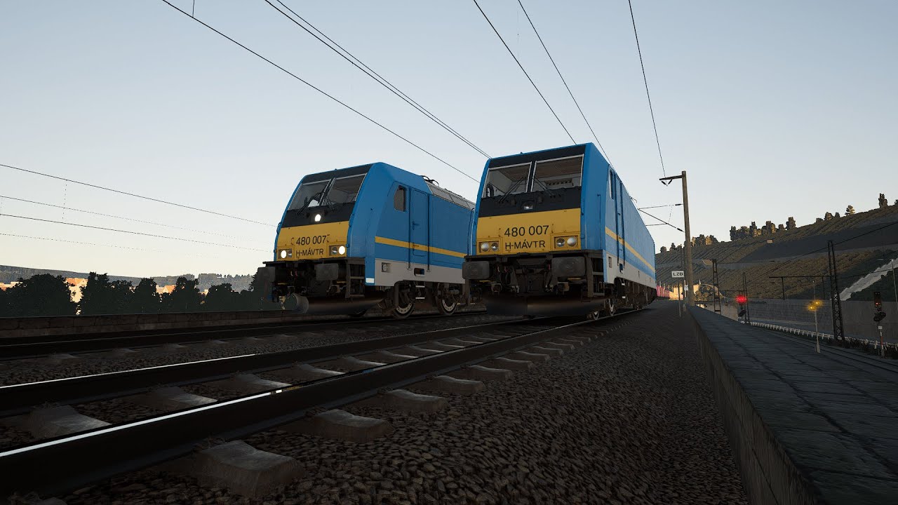 TSW3 MÁV Traxx Montázs [Saját festés]