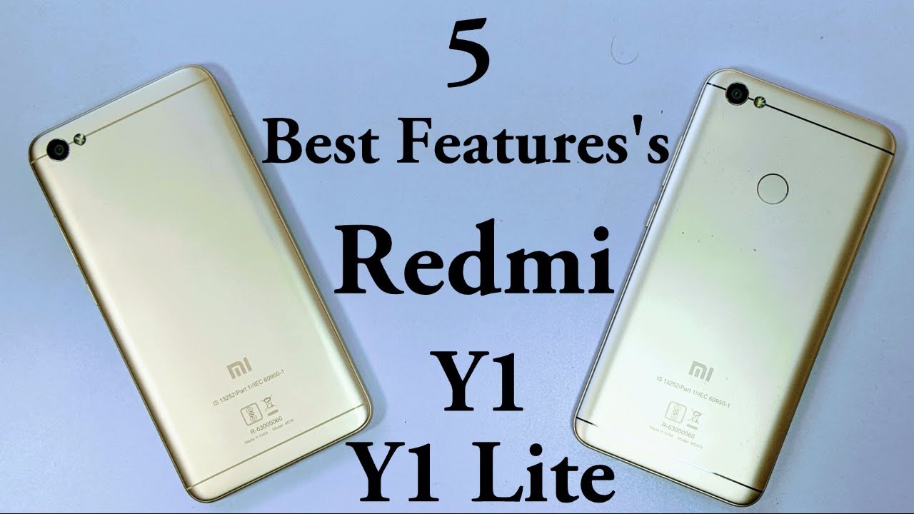 Top 5 Best Features on Redmi Y1 and Redmi Y1 Lite that you need to be using