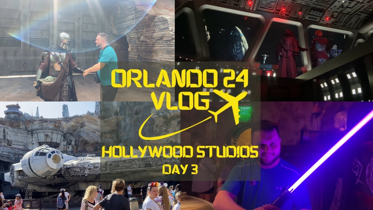 I BUILT A LIGHTSABER @ GALAXY’S EDGE | FANTASMIC SHOW | HOLLYWOOD STUDIOS | DAY 3 | ORLANDO 24 VLOG