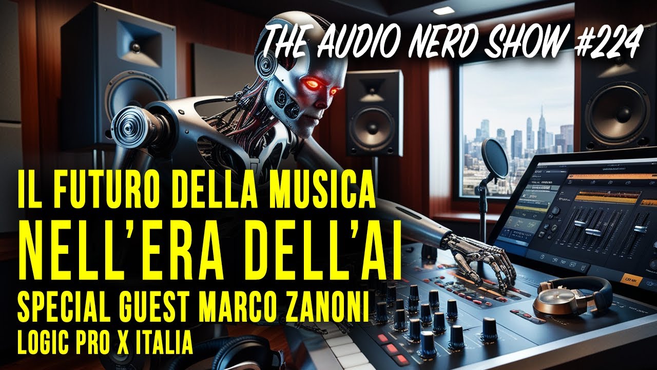Il futuro della musica nell'era dell AI, special guest Marco Zanoni LPXI - The Audio Nerd Show 224