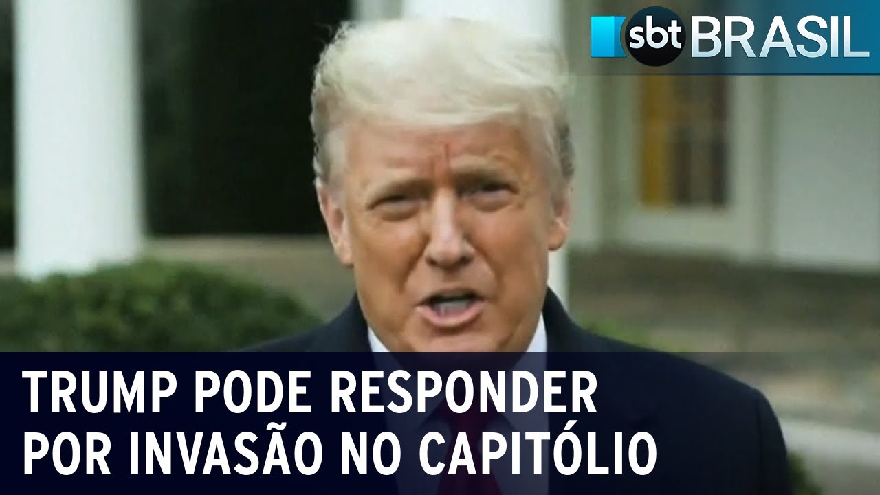 Congresso dos EUA quer que Trump responda por invas&atilde;o do Capit&oacute;lio | SBT Brasil (19/12/22)