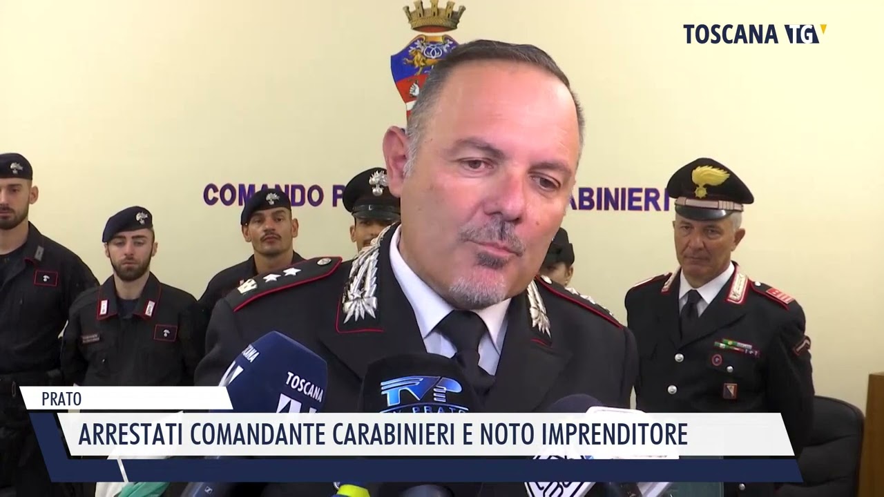 2024-05-30 PRATO - ARRESTATI COMANDANTE CARABINIERI E NOTO IMPRENDITORE