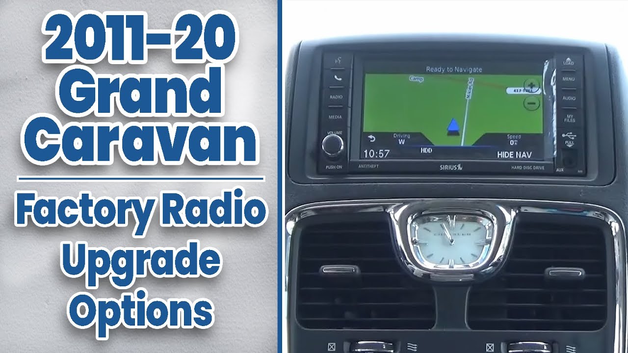 2011-2020 Dodge Grand Caravan - Factory Radio Upgrade Options - Easy Plug & Play Install!