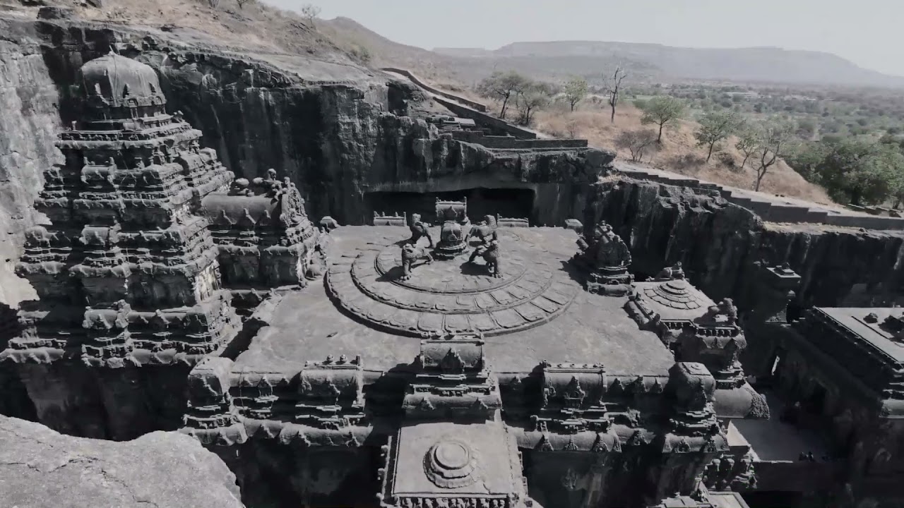 Tourists Visiting The Ancient Kailash Temple In India#shorts#youtubeshorts