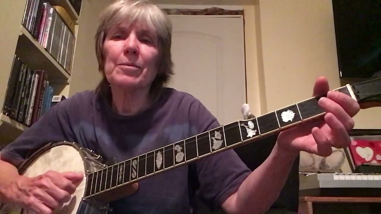 Clawhammer style dropping Tom Dooley notes into rhythm, part 3