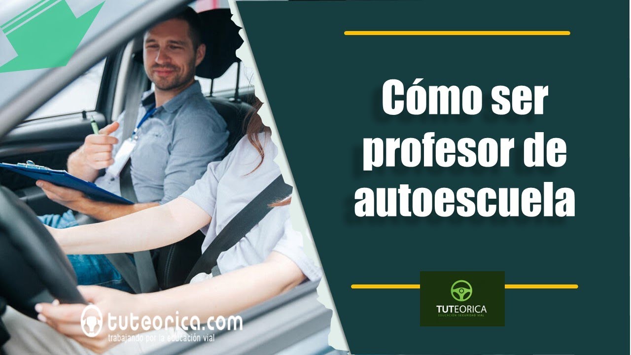 Ser profesor de autoescuela. Qué debo estudiar para ser formador vial