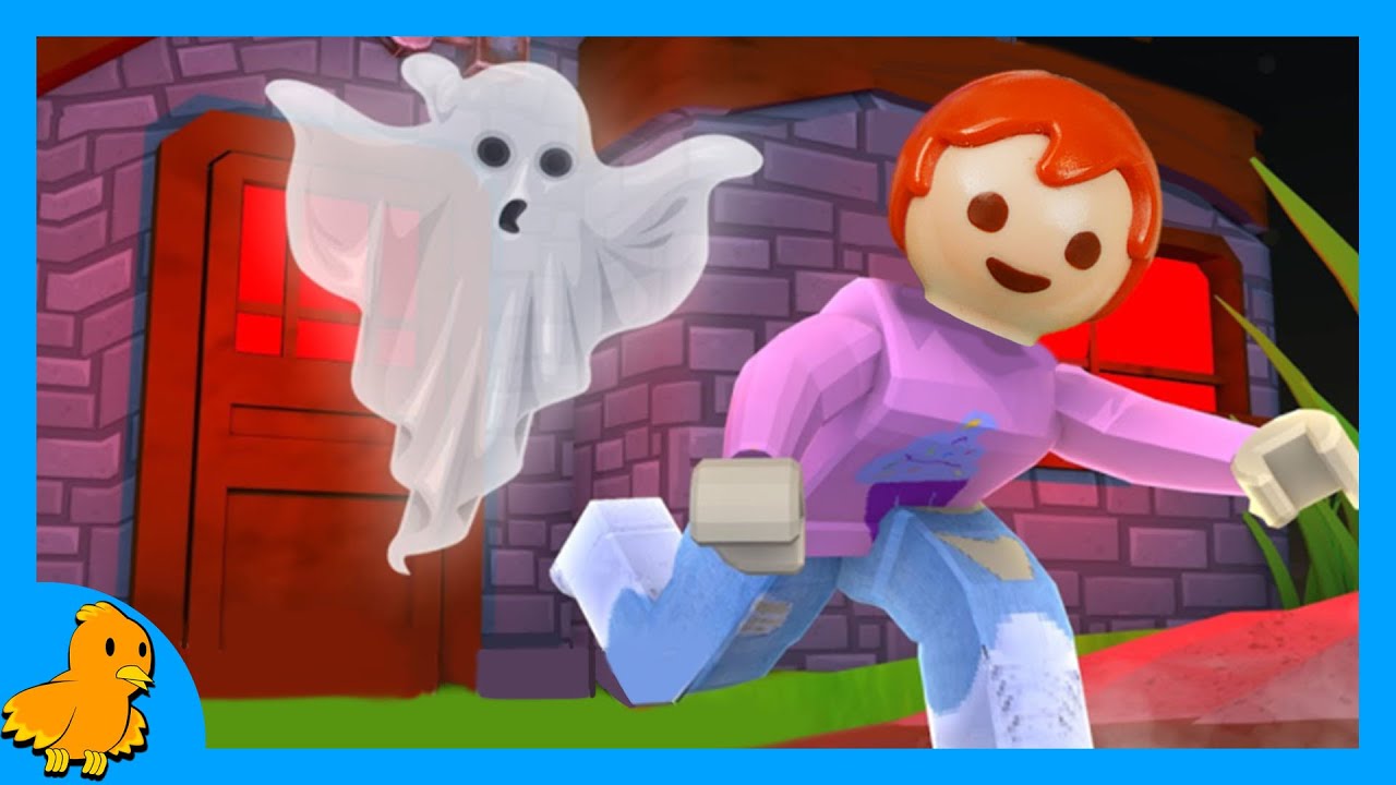 Emma muss aus dem Spukhaus entkommen 👻 Playmobil Familie Vogel (Roblox Obby)
